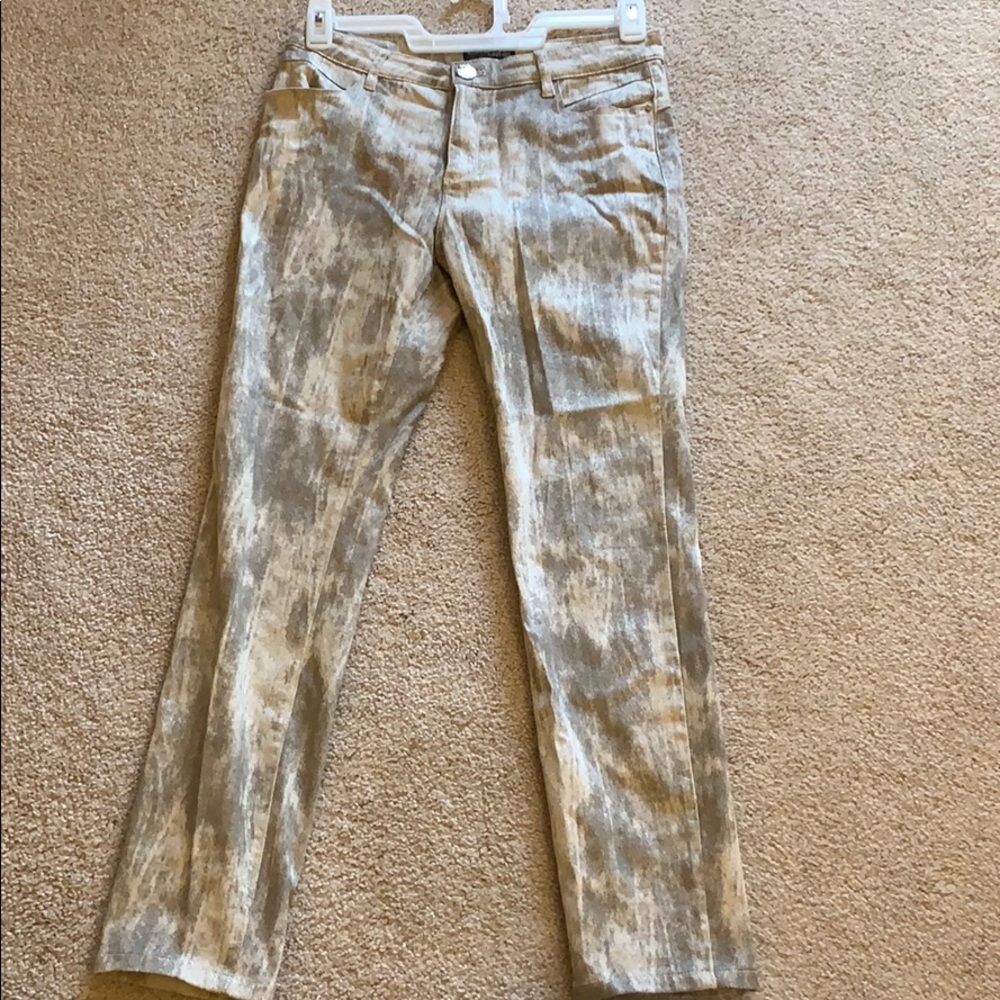 Conrad C “Stretch” Taupe/Grey Straight Leg Pant